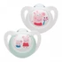 Kép 1/3 - Baba cumi  NUK Star Peppa Pig 6-18m  2 db