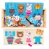Kép 4/5 - Állatos puzzle dobozban Montessori Baby Mix
