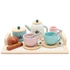 Kép 1/6 - Gyerekeknek szánt Montessori Baby Mix fa teáskészlet