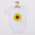 Kép 1/2 - Baba body nyomtatással New Baby  Sunflower - rövid ujjú