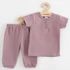Kép 1/5 - Baba muszlin szett póló és nadrág New Baby lavender