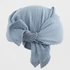 Kép 2/4 - Nyári muszlin baba fejkendő napellenzővel New Baby blue