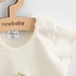 Kép 3/3 - Baba Biopamut rövid ujjú ruha New Baby Olives