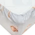 Kép 2/2 - Pamut kiságyba való lepedő pamut New Baby Sweet teddy bear 120x60 cm grey